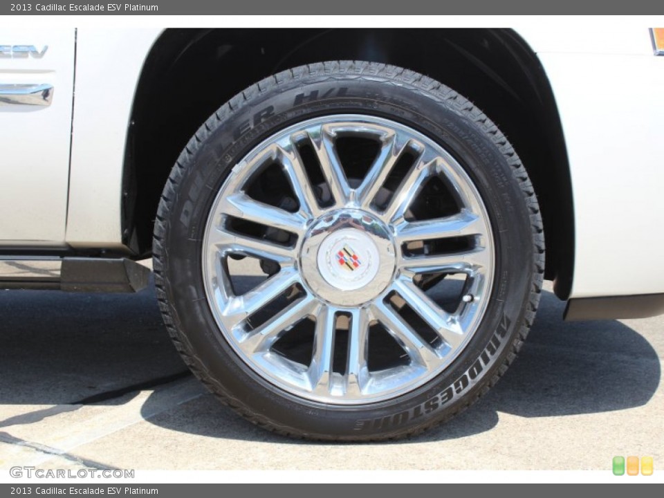2013 Cadillac Escalade ESV Platinum Wheel and Tire Photo #80826559