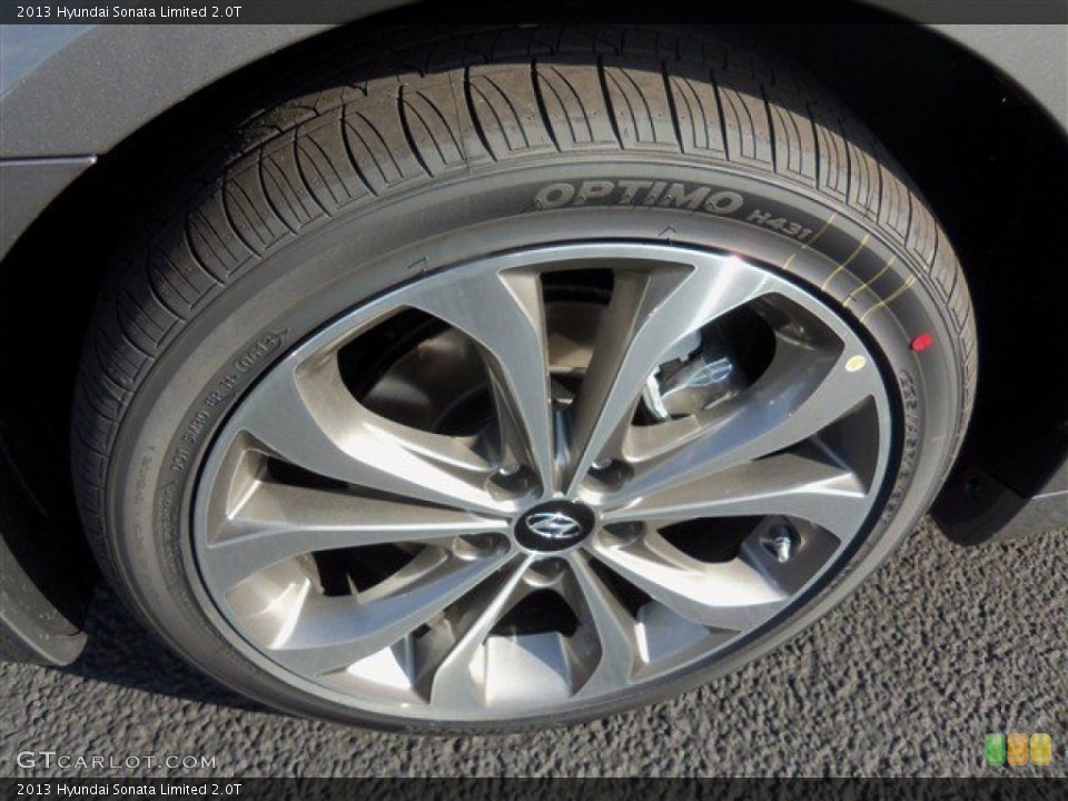 2013 Hyundai Sonata Limited 2.0T Wheel and Tire Photo #80828773