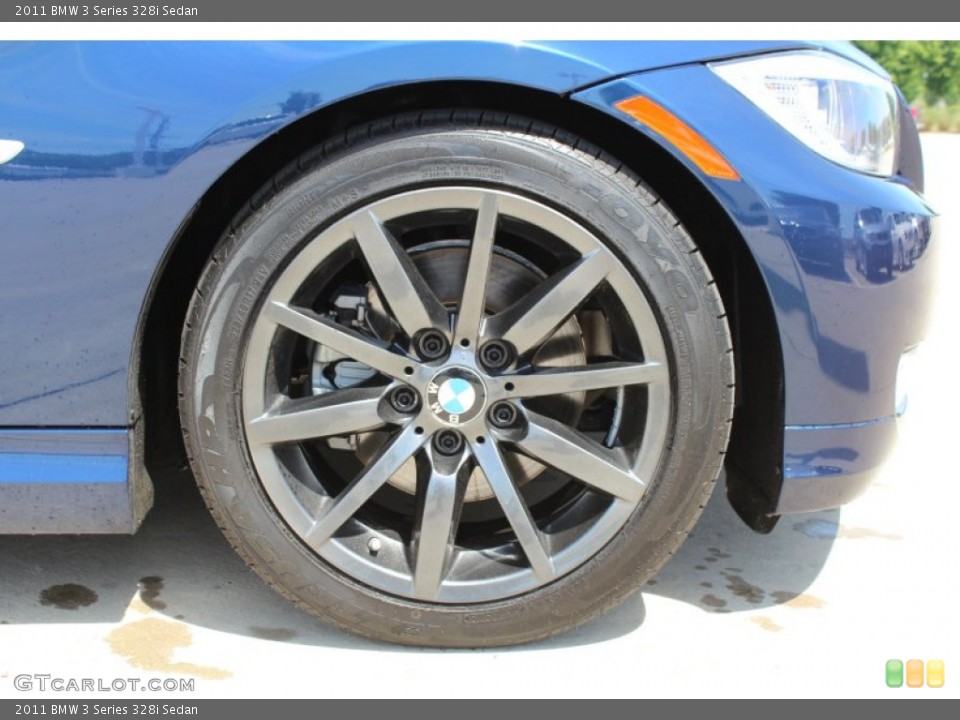 2011 BMW 3 Series 328i Sedan Wheel and Tire Photo #80830063