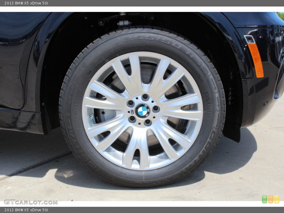 2013 BMW X5 xDrive 50i Wheel and Tire Photo #80832568