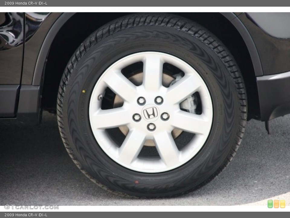 2009 Honda CR-V EX-L Wheel and Tire Photo #80841024