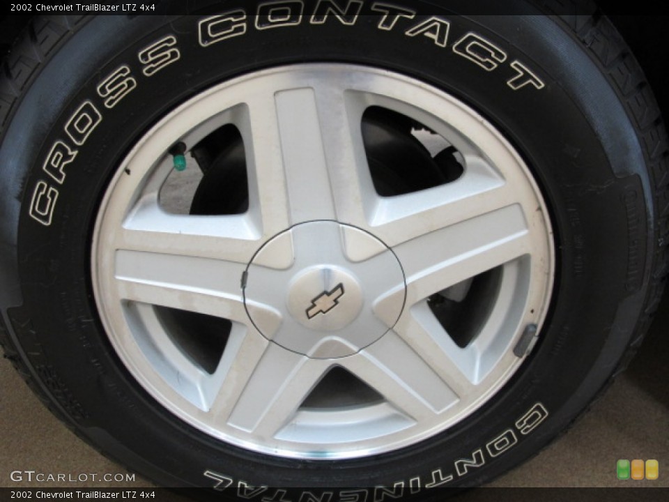 2002 Chevrolet TrailBlazer LTZ 4x4 Wheel and Tire Photo #80842416