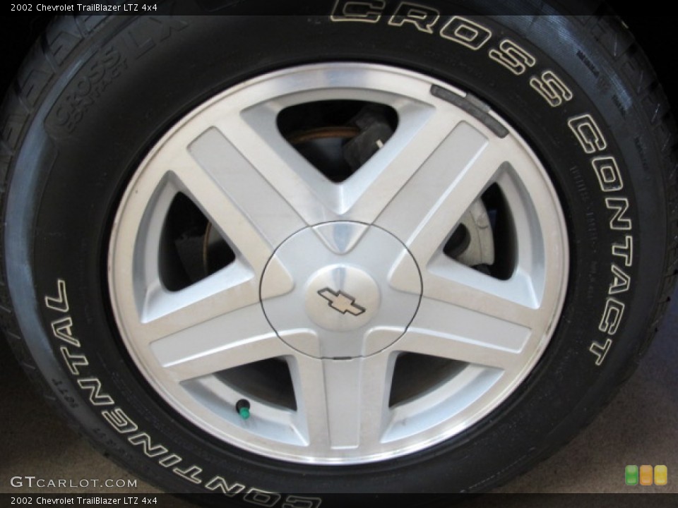 2002 Chevrolet TrailBlazer LTZ 4x4 Wheel and Tire Photo #80842441