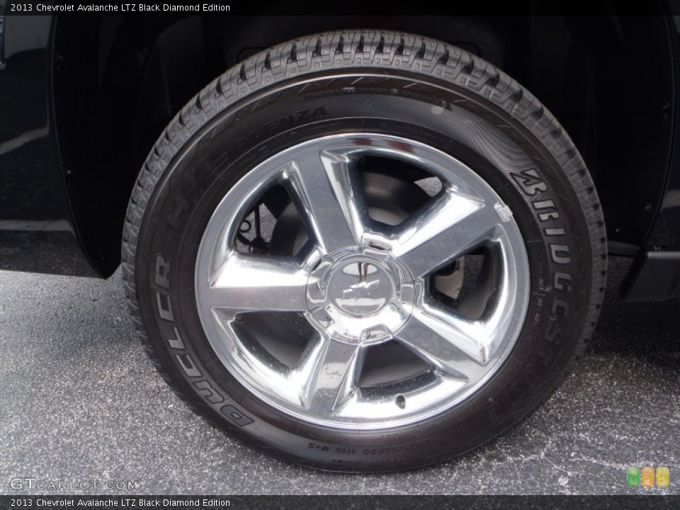 2013 Chevrolet Avalanche LTZ Black Diamond Edition Wheel and Tire Photo #80842536