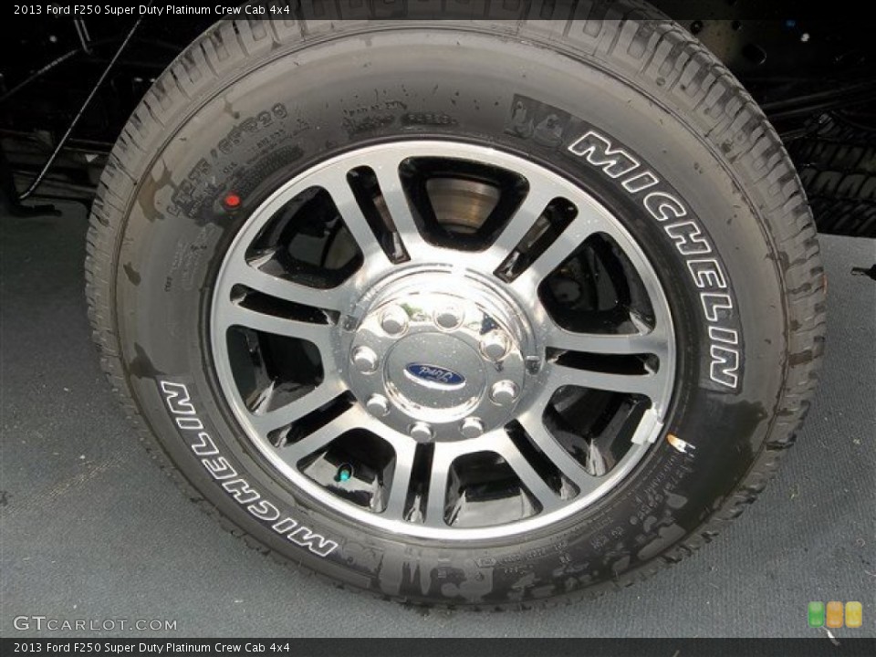 2013 Ford F250 Super Duty Platinum Crew Cab 4x4 Wheel and Tire Photo #80845729