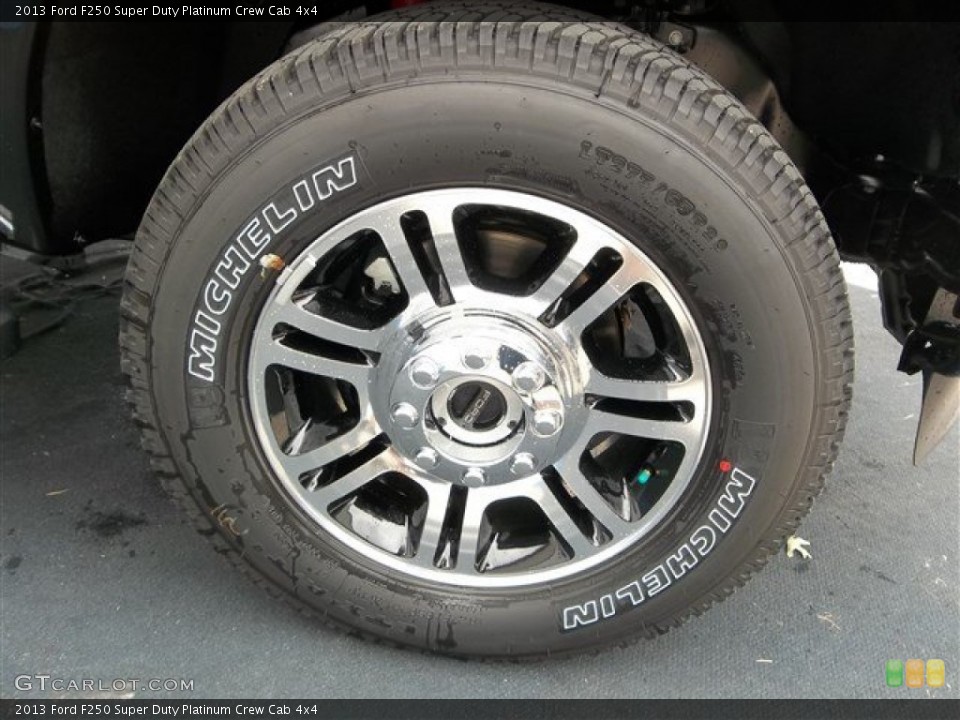 2013 Ford F250 Super Duty Platinum Crew Cab 4x4 Wheel and Tire Photo #80845866