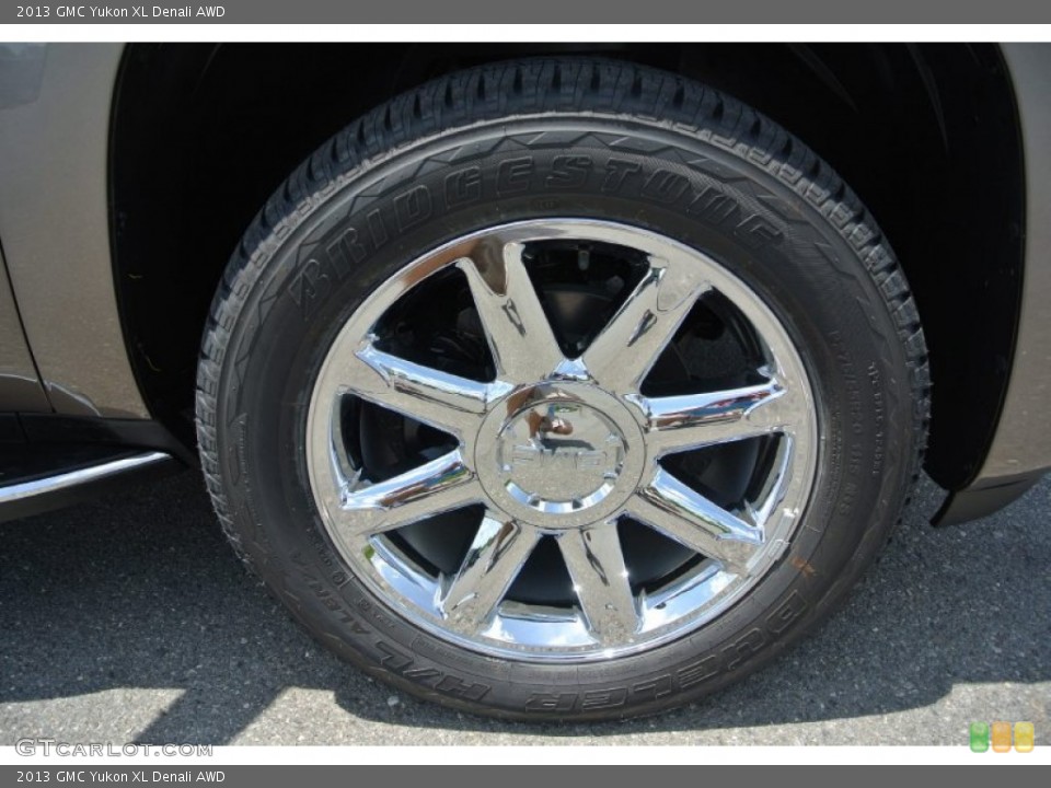 2013 GMC Yukon XL Denali AWD Wheel and Tire Photo #80848899