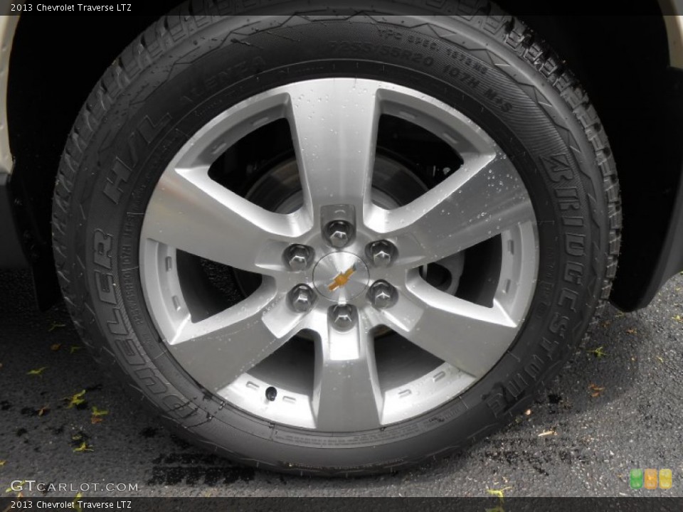 2013 Chevrolet Traverse LTZ Wheel and Tire Photo #80852938