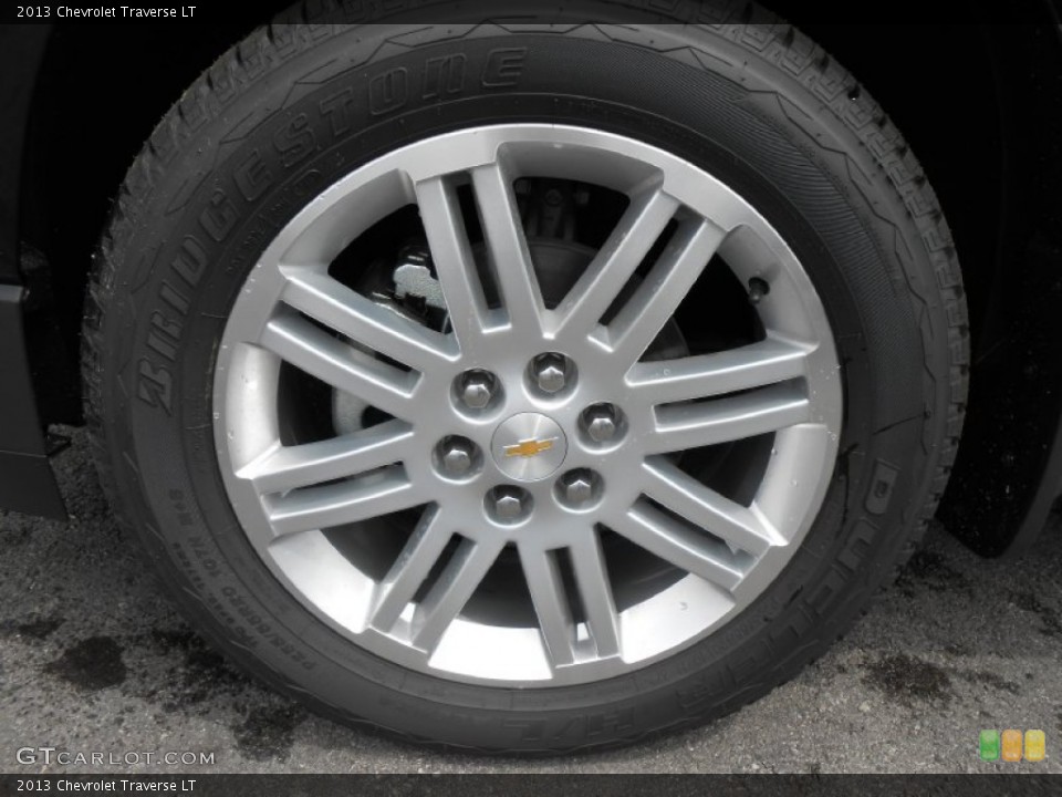 2013 Chevrolet Traverse LT Wheel and Tire Photo #80853327