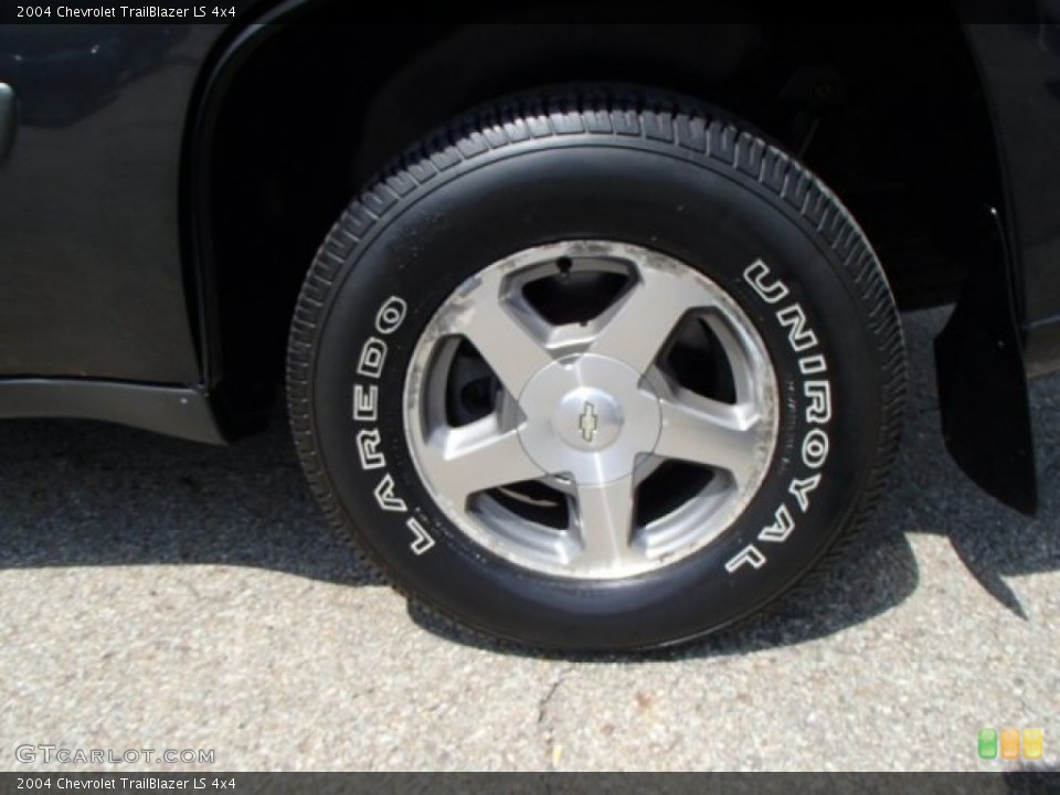2004 Chevrolet TrailBlazer LS 4x4 Wheel and Tire Photo #80859289