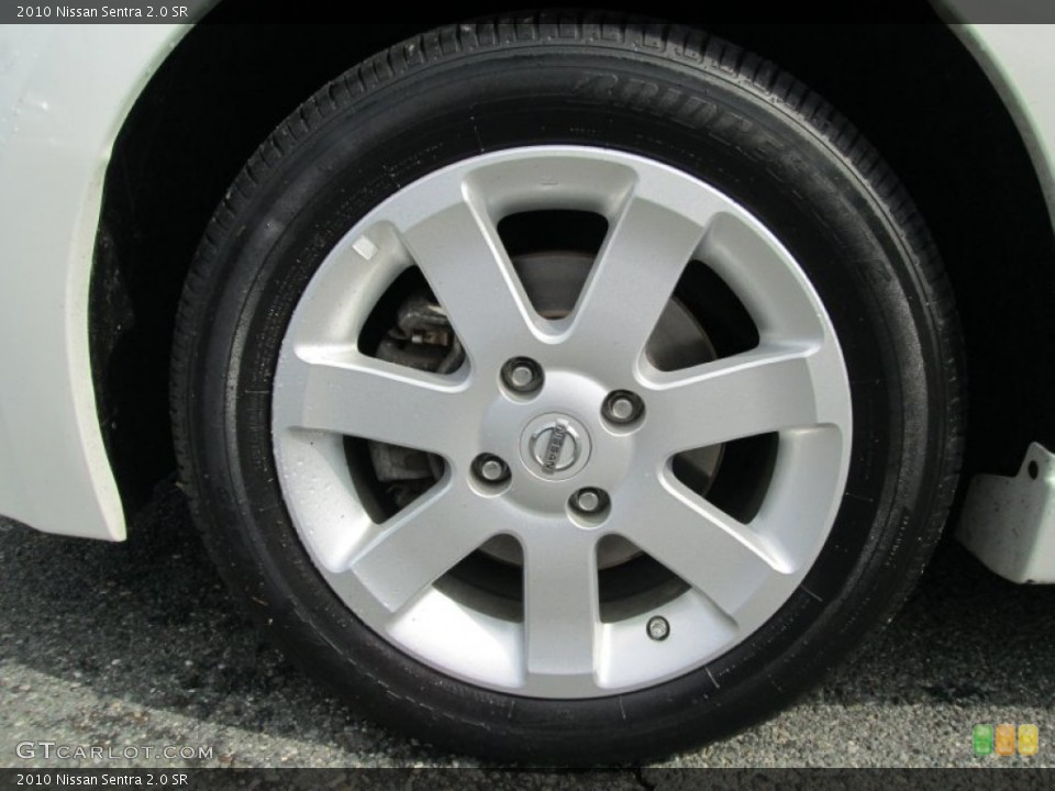 2010 Nissan Sentra 2.0 SR Wheel and Tire Photo #80860297