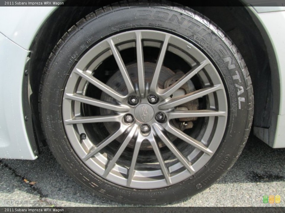 2011 Subaru Impreza WRX Wagon Wheel and Tire Photo #80861726