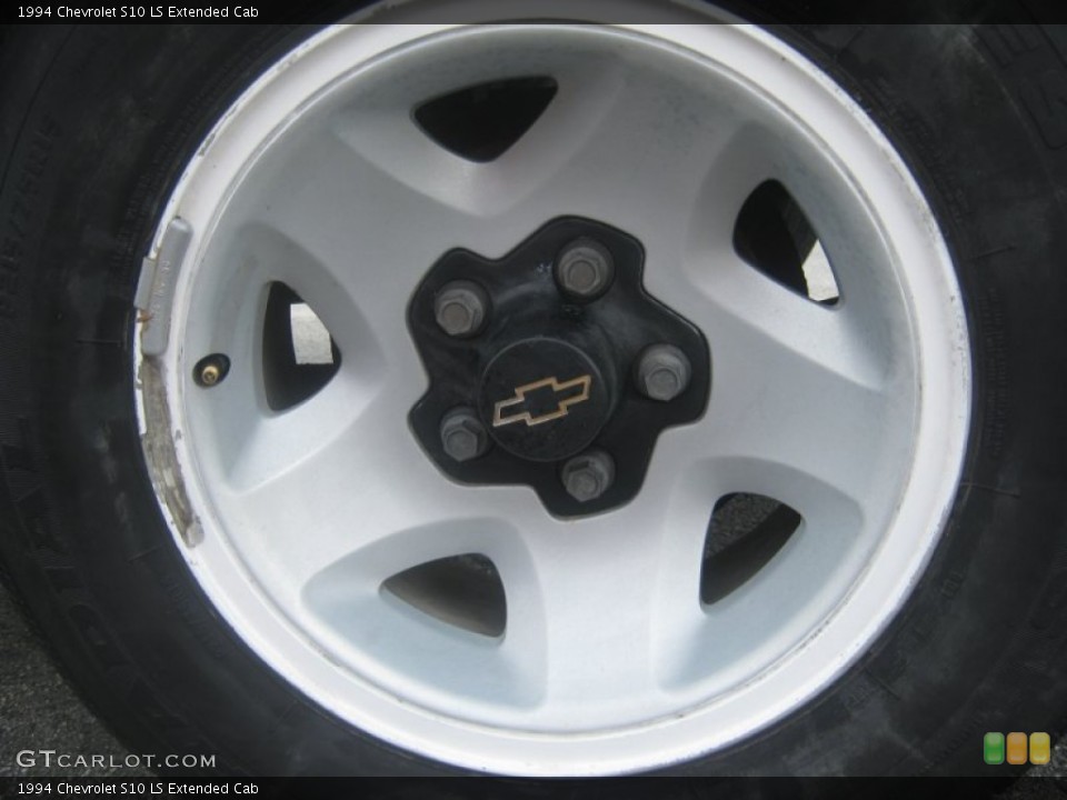 1994 Chevrolet S10 LS Extended Cab Wheel and Tire Photo #80862913