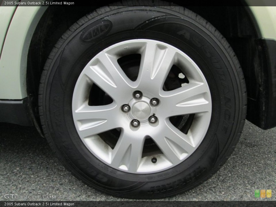 2005 Subaru Outback 2.5i Limited Wagon Wheel and Tire Photo #80863105