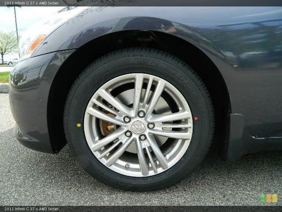 2011 Infiniti G 37 x AWD Sedan Wheel and Tire Photo #80863555