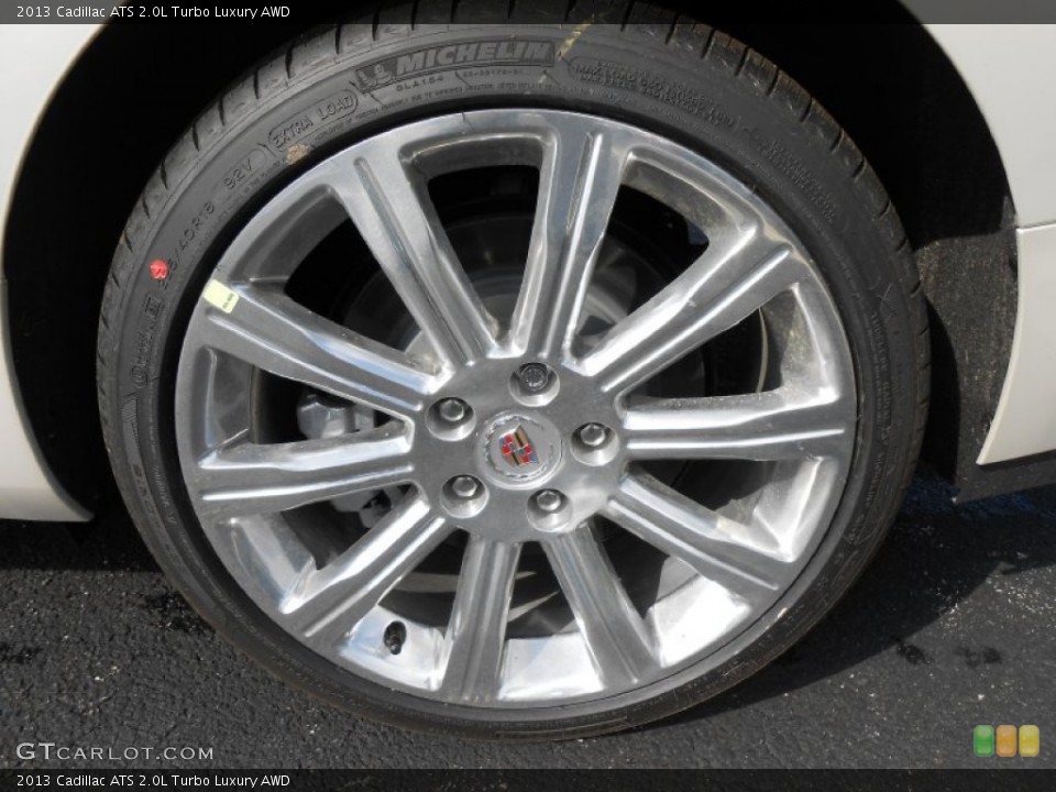 2013 Cadillac ATS 2.0L Turbo Luxury AWD Wheel and Tire Photo #80864701