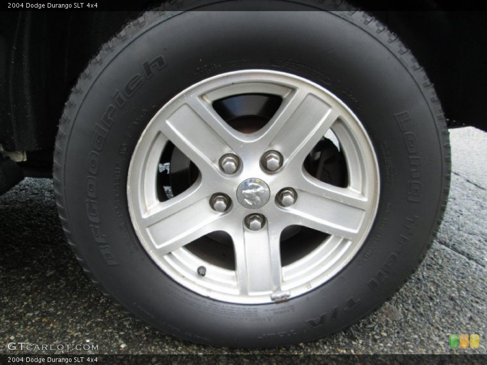 2004 Dodge Durango SLT 4x4 Wheel and Tire Photo #80869417