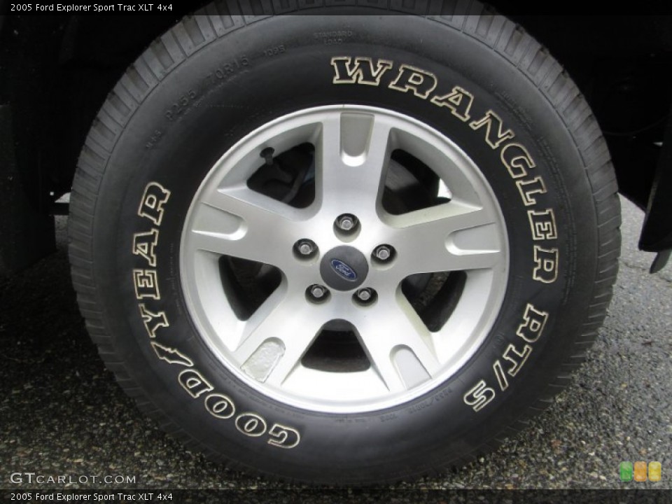 2005 Ford Explorer Sport Trac XLT 4x4 Wheel and Tire Photo #80870191