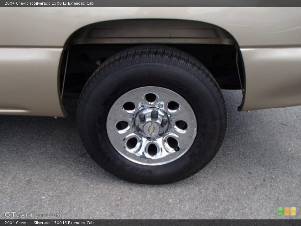 2004 Chevrolet Silverado 1500 LS Extended Cab Wheel and Tire Photo #80873641