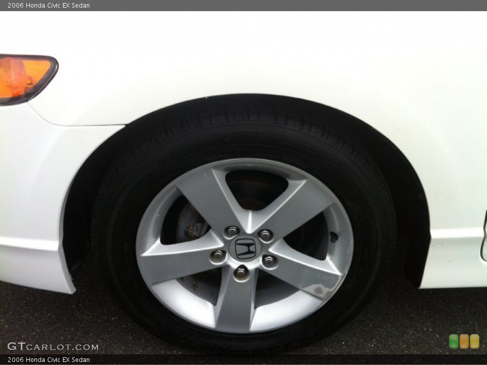 2006 Honda Civic EX Sedan Wheel and Tire Photo #80874878