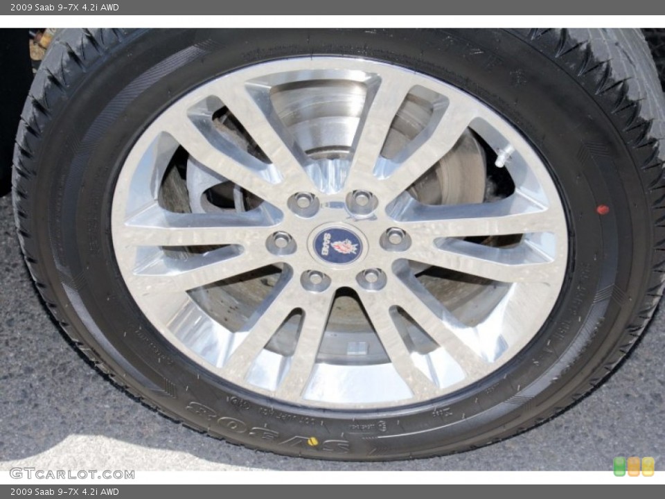 2009 Saab 9-7X 4.2i AWD Wheel and Tire Photo #80875812