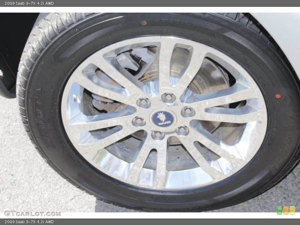 2009 Saab 9-7X 4.2i AWD Wheel and Tire Photo #80875882