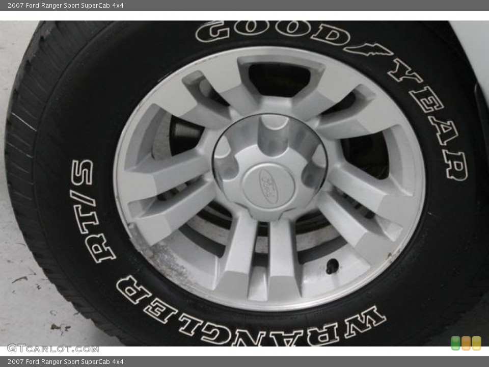 2007 Ford Ranger Sport SuperCab 4x4 Wheel and Tire Photo #80879122