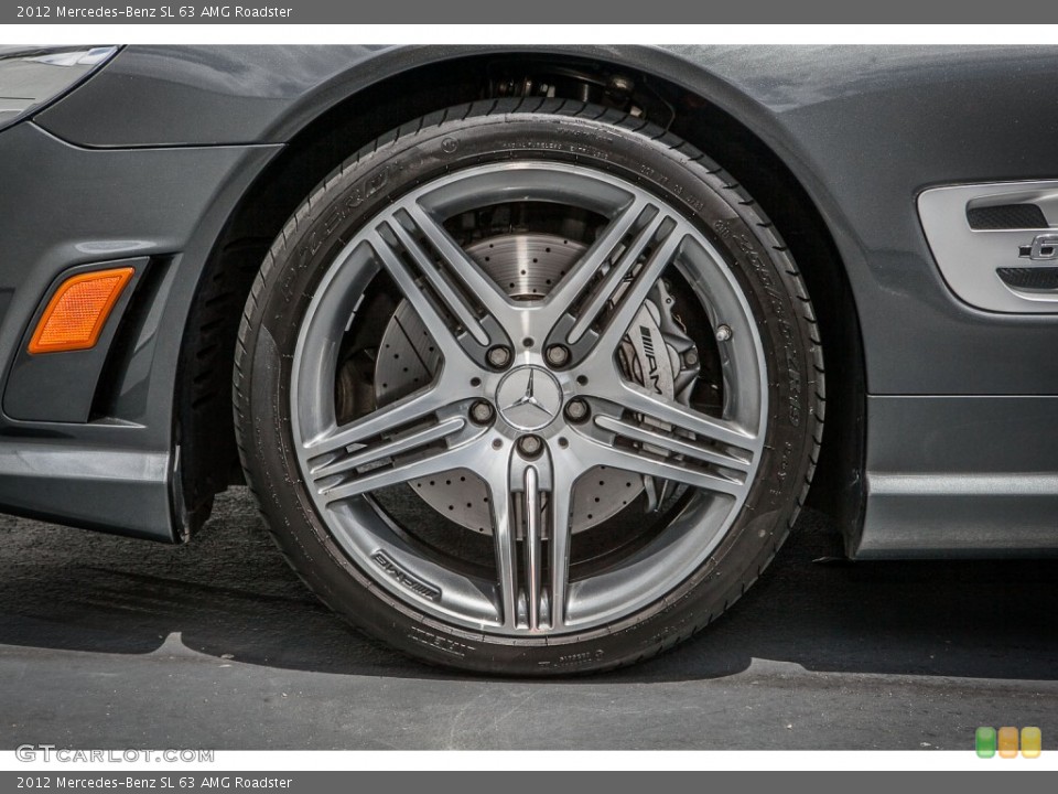 2012 Mercedes-Benz SL 63 AMG Roadster Wheel and Tire Photo #80880739