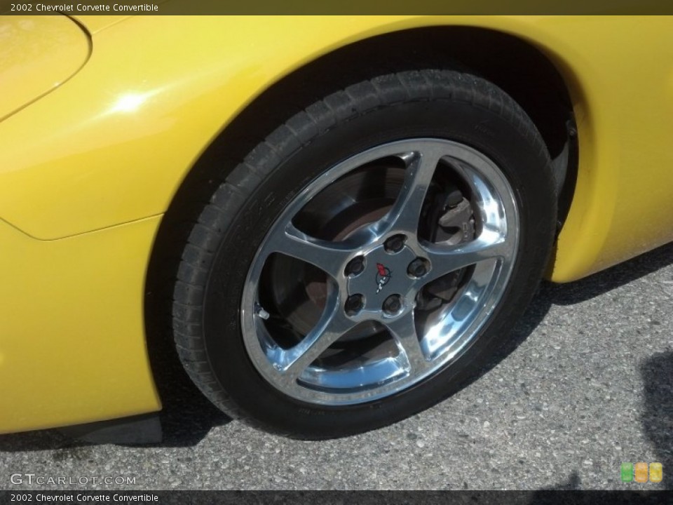 2002 Chevrolet Corvette Convertible Wheel and Tire Photo #80881480