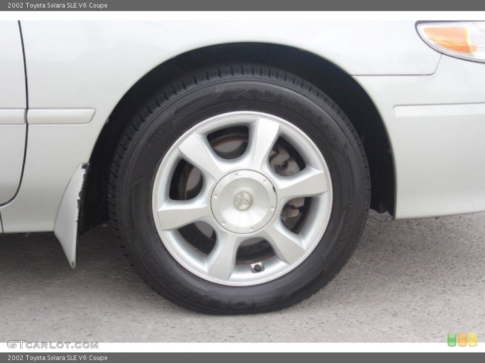 2002 Toyota Solara SLE V6 Coupe Wheel and Tire Photo #80889297