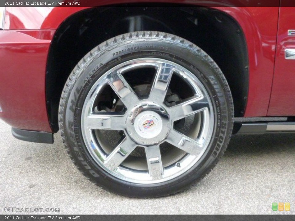 2011 Cadillac Escalade ESV Premium AWD Wheel and Tire Photo #80893735