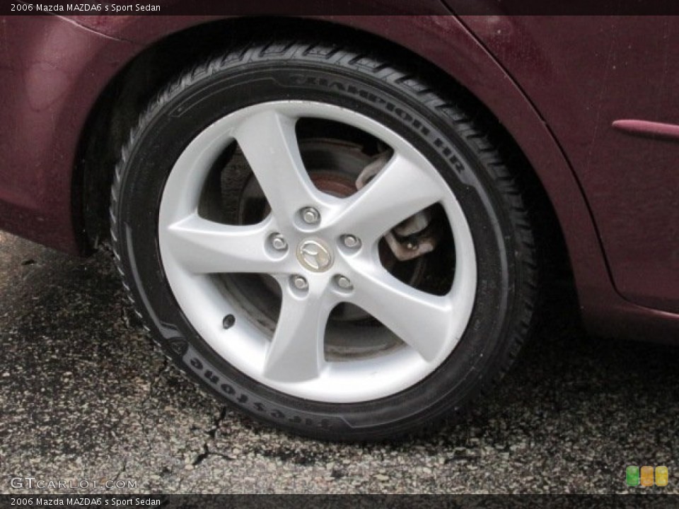 2006 Mazda MAZDA6 s Sport Sedan Wheel and Tire Photo #80900292