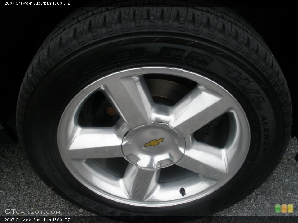 2007 Chevrolet Suburban 1500 LTZ Wheel and Tire Photo #80909688