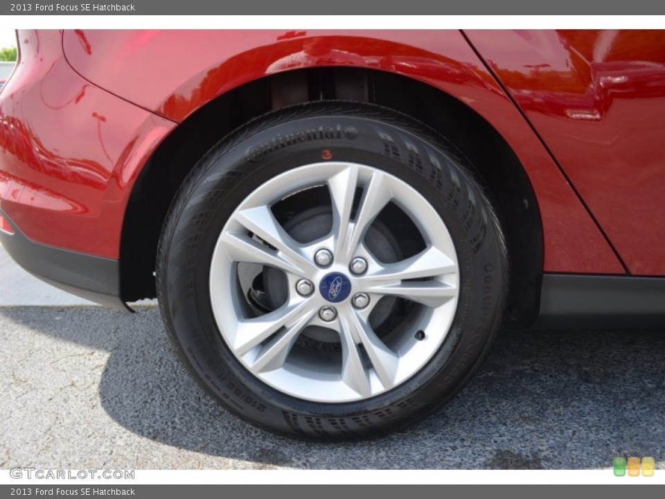 2013 Ford Focus SE Hatchback Wheel and Tire Photo #80911857