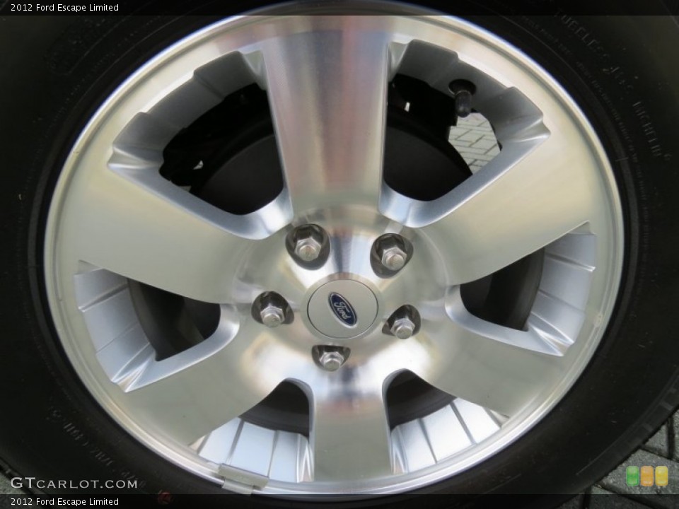 2012 Ford Escape Limited Wheel and Tire Photo #80917800