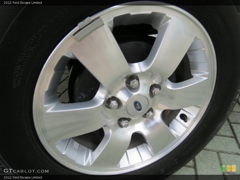 2012 Ford Escape Limited Wheel and Tire Photo #80917872