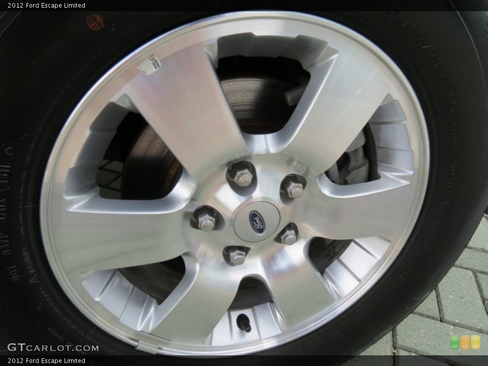 2012 Ford Escape Limited Wheel and Tire Photo #80917986