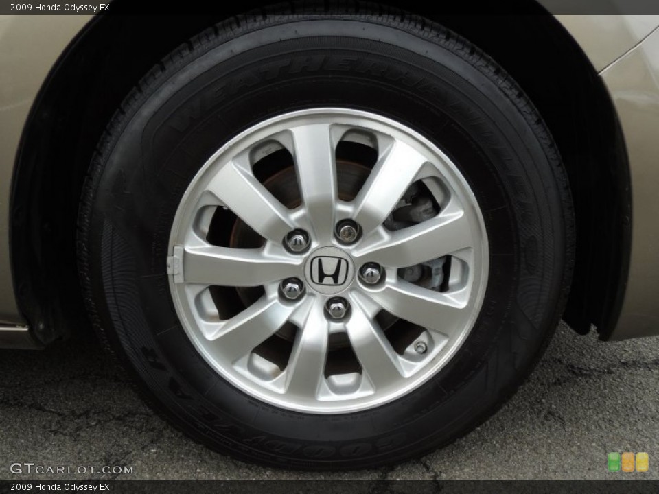 2009 Honda Odyssey EX Wheel and Tire Photo #80929599