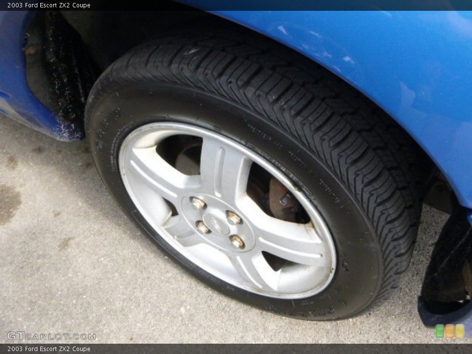 2003 Ford Escort ZX2 Coupe Wheel and Tire Photo #80932974