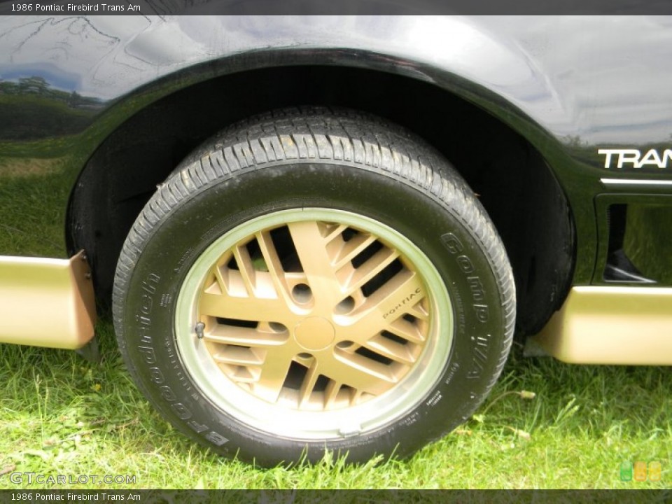 1986 Pontiac Firebird Trans Am Wheel and Tire Photo #80937710