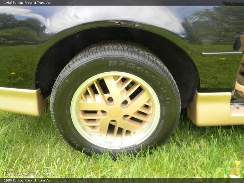 1986 Pontiac Firebird Trans Am Wheel and Tire Photo #80937750