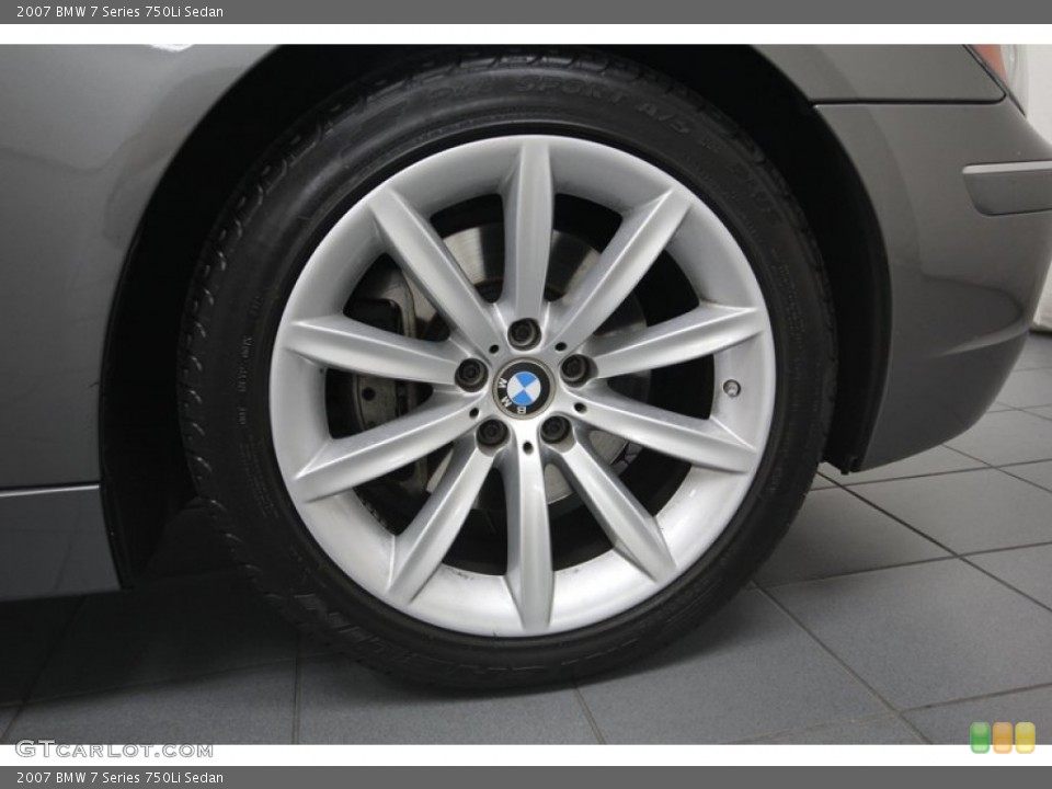 2007 BMW 7 Series 750Li Sedan Wheel and Tire Photo #80943249