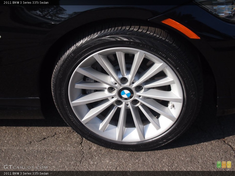 2011 BMW 3 Series 335i Sedan Wheel and Tire Photo #80944815