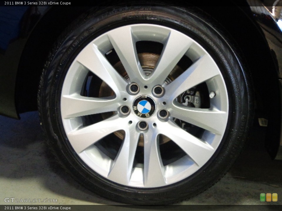 2011 BMW 3 Series 328i xDrive Coupe Wheel and Tire Photo #80968710
