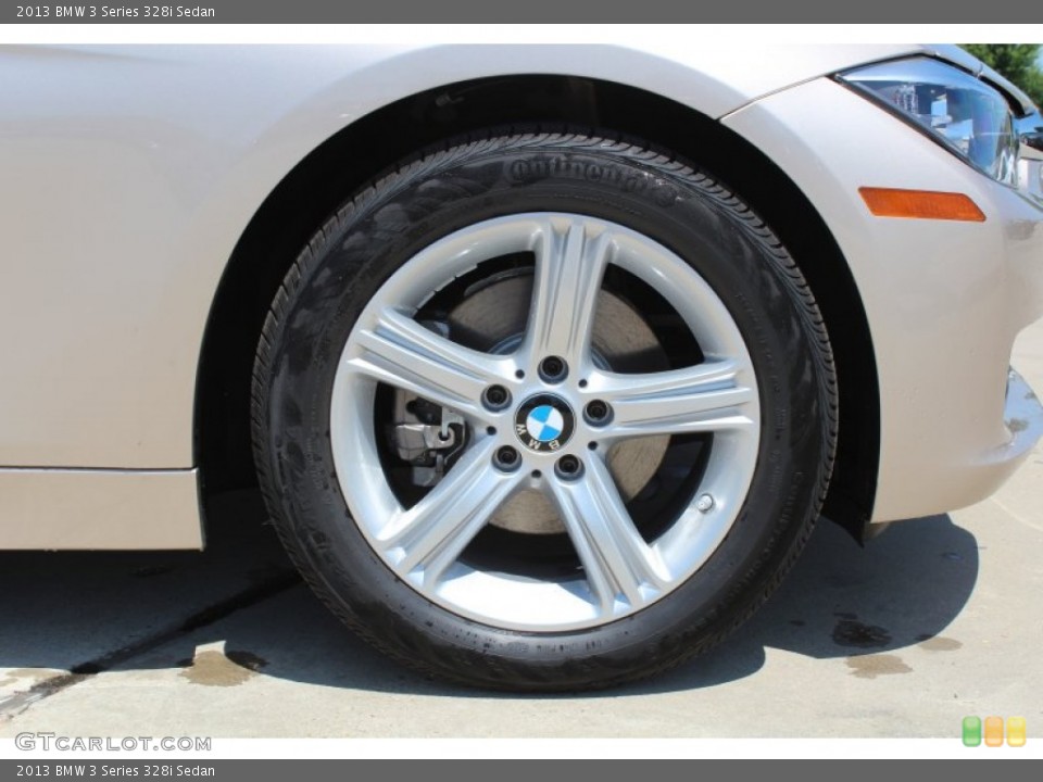 2013 BMW 3 Series 328i Sedan Wheel and Tire Photo #80971918
