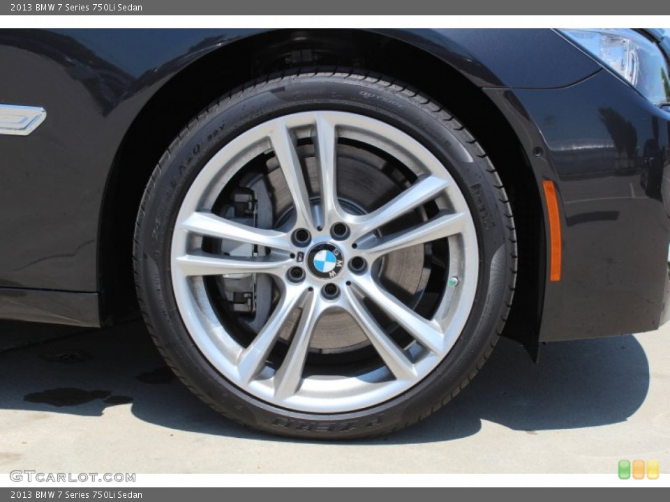 2013 BMW 7 Series 750Li Sedan Wheel and Tire Photo #80972822