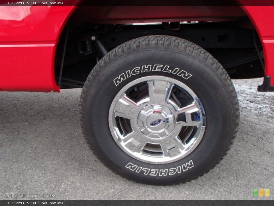 2012 Ford F150 XL SuperCrew 4x4 Wheel and Tire Photo #80976058