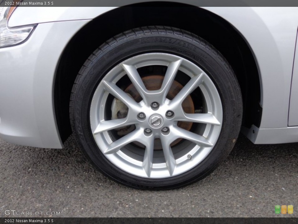 2012 Nissan Maxima 3.5 S Wheel and Tire Photo #80978589