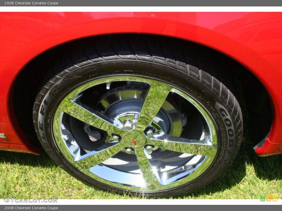2008 Chevrolet Corvette Coupe Wheel and Tire Photo #80983482