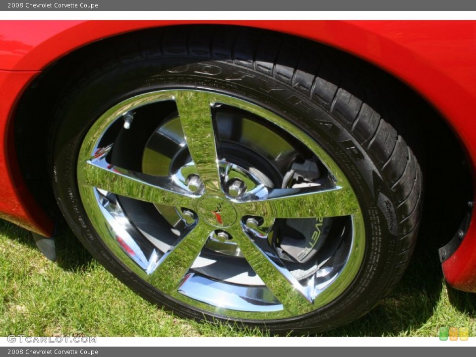 2008 Chevrolet Corvette Coupe Wheel and Tire Photo #80983508
